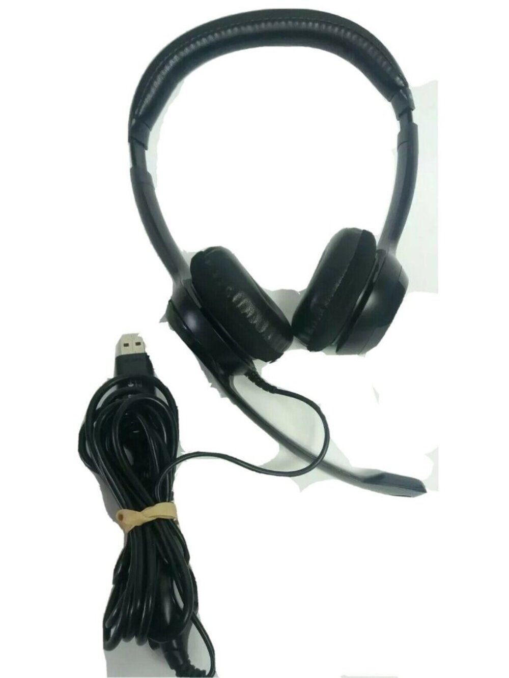 Logitech H390 Headset with Microphone DZL-A-00052 Stereo On-Ear Corded USB Black